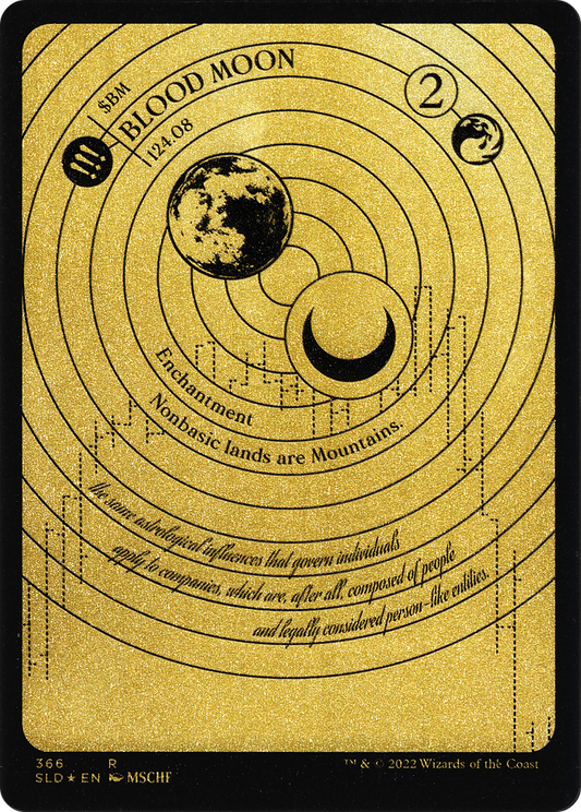 Blood Moon (366) Etched Foil - Secret Lair Drop