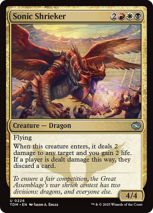 Sonic Shrieker (226) Foil - Tarkir: Dragonstorm