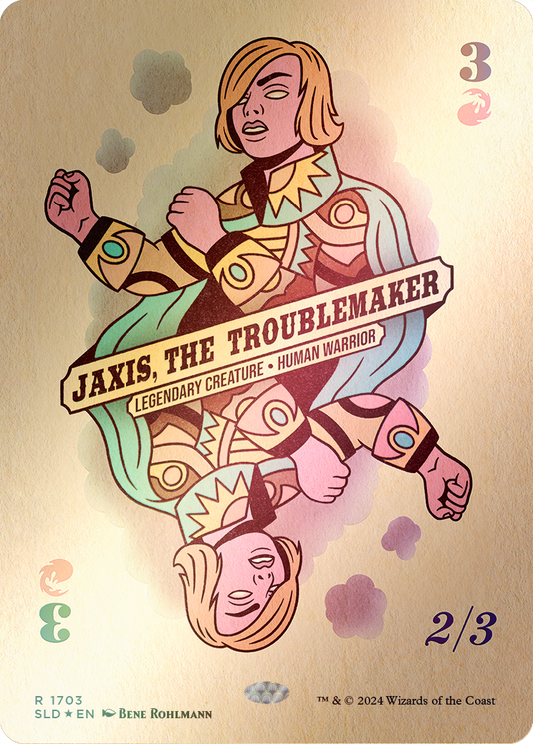 Jaxis, the Troublemaker (Rainbow Foil) (1703) Foil - Secret Lair Drop Series