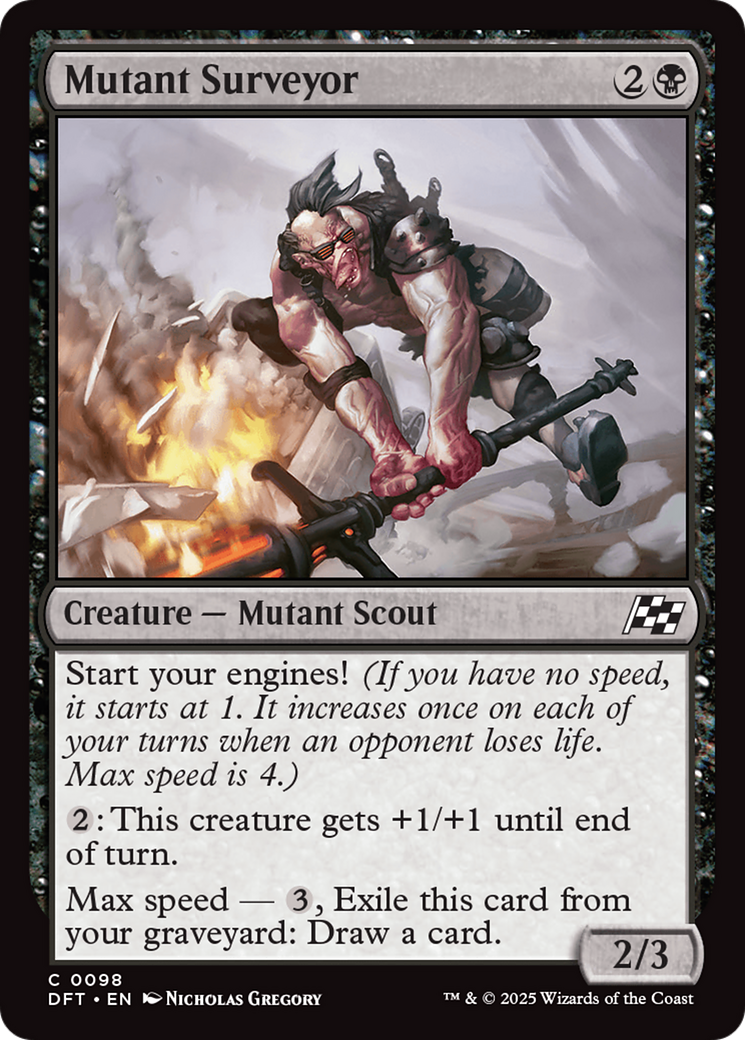 Mutant Surveyor Foil (098) - Aetherdrift