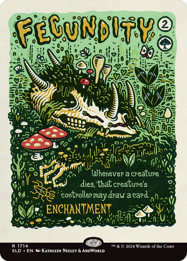 Fecundity (Rainbow Foil) (1714) Foil - Secret Lair Drop Series