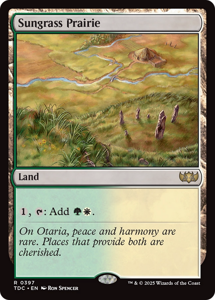 Sungrass Prairie (397) - Commander: Tarkir: Dragonstorm