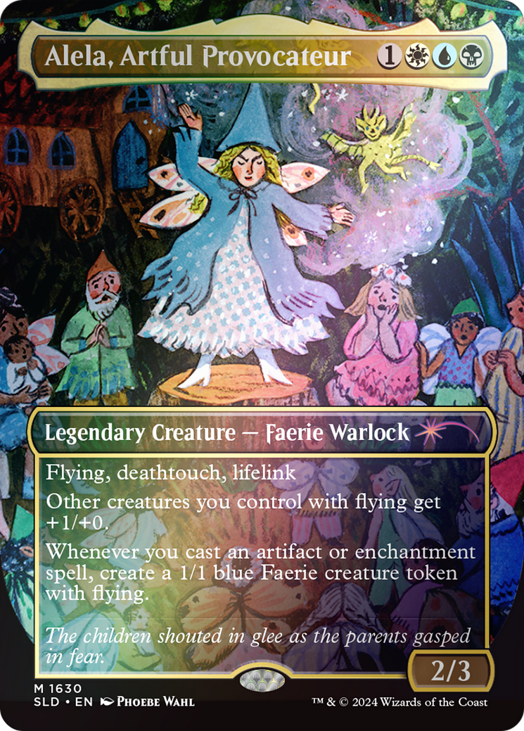 Alela, Artful Provocateur (1630) Rainbow Foil - Secret Lair Drop