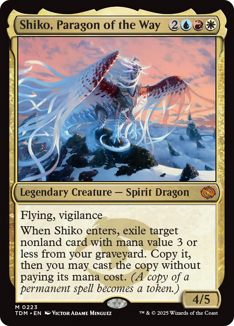 Shiko, Paragon of the Way (223) Foil - Tarkir: Dragonstorm