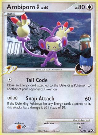 Ambipom G (56) Reverse Holofoil - Rising Rivals