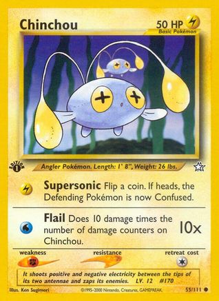 Chinchou (55) 1st Edition - Neo Genesis