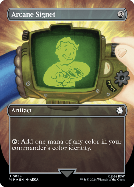 Arcane Signet(Borderless) Foil (884)
