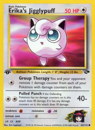 Erika's Jigglypuff (69) (1st Edition) - Gym Challenge