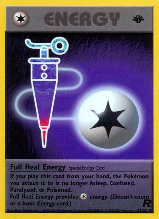 Full Heal Energy (81) (1st Edition) - Team Rocket