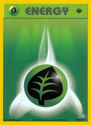 Grass Energy (108) 1st Edition - Neo Genesis