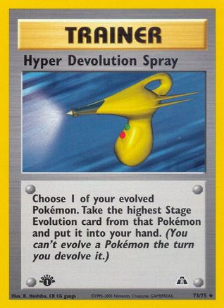 Hyper Devolution Spray (73) 1st Edition - Neo Discovery