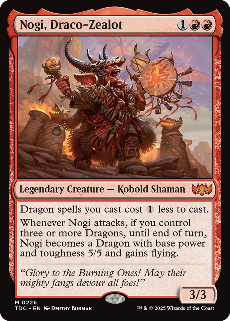 Nogi, Draco-Zealot (226) - Commander: Tarkir: Dragonstorm