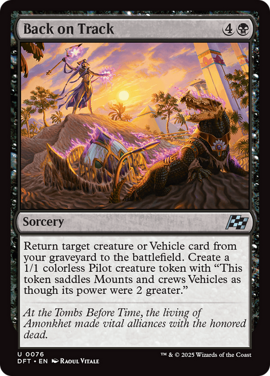 Back on Track Foil (076) - Aetherdrift