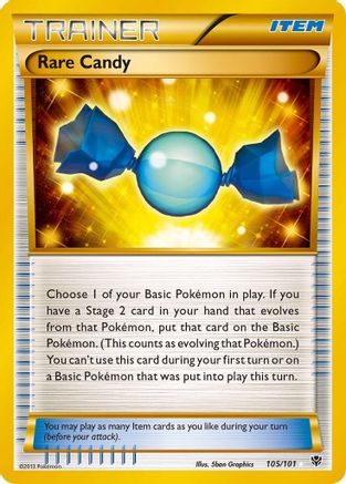Rare Candy (Secret Rare) (105) Holofoil - Plasma Blast