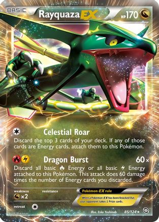 Rayquaza EX (85) Holofoil - Dragons Exalted
