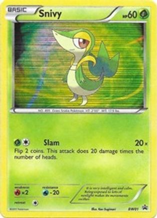 Snivy - BW01 (BW01) Holofoil - Black and White Promos