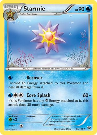 Starmie (34) - XY Base Set