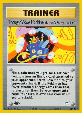 Thought Wave Machine (Rocket's Secret Machine) (96) 1st Edition - Neo Destiny