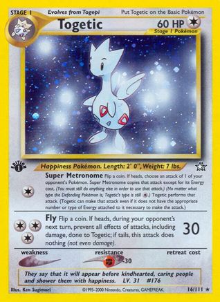 Togetic (16) 1st Edition Holofoil - Neo Genesis