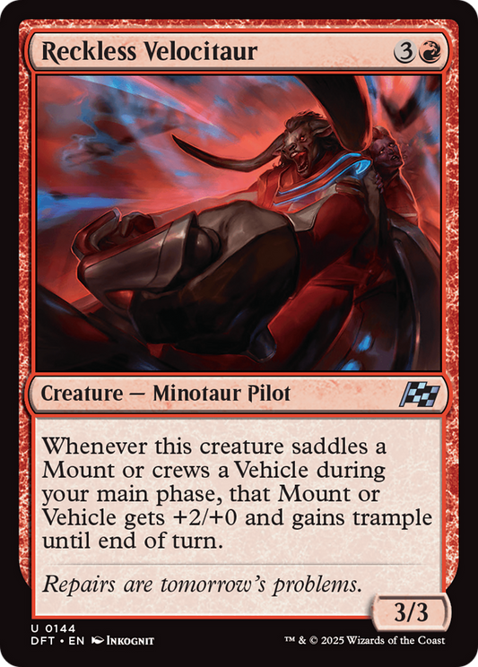 Reckless Velocitaur (144) - Aetherdrift