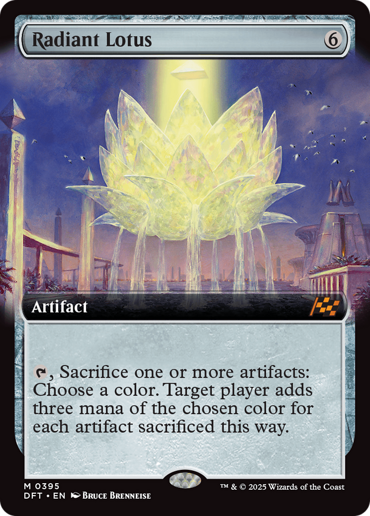 Radiant Lotus (Extended Art) Foil (395) - Aetherdrift