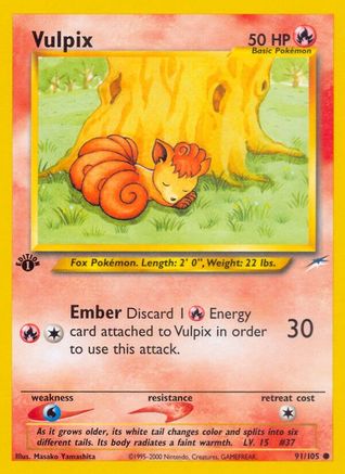 Vulpix (91) Unlimited - Neo Destiny