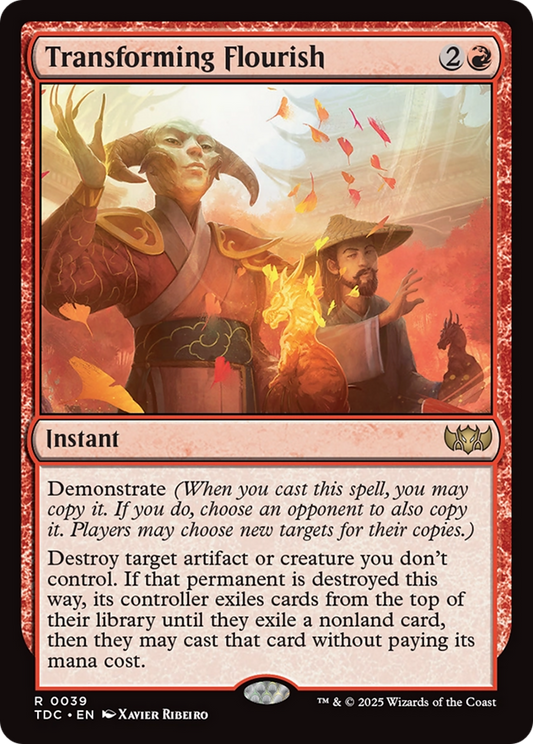 Transforming Flourish (039) - Commander: Tarkir: Dragonstorm