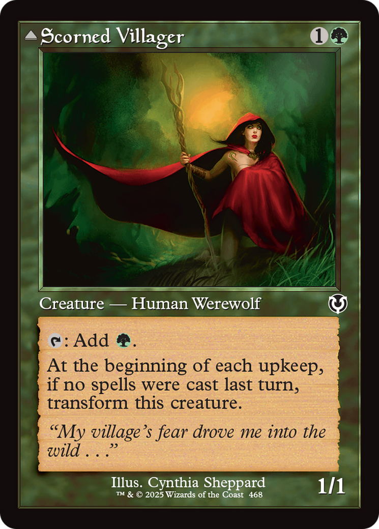 Scorned Villager (Retro Frame) Foil (468) - Innistrad Remastered