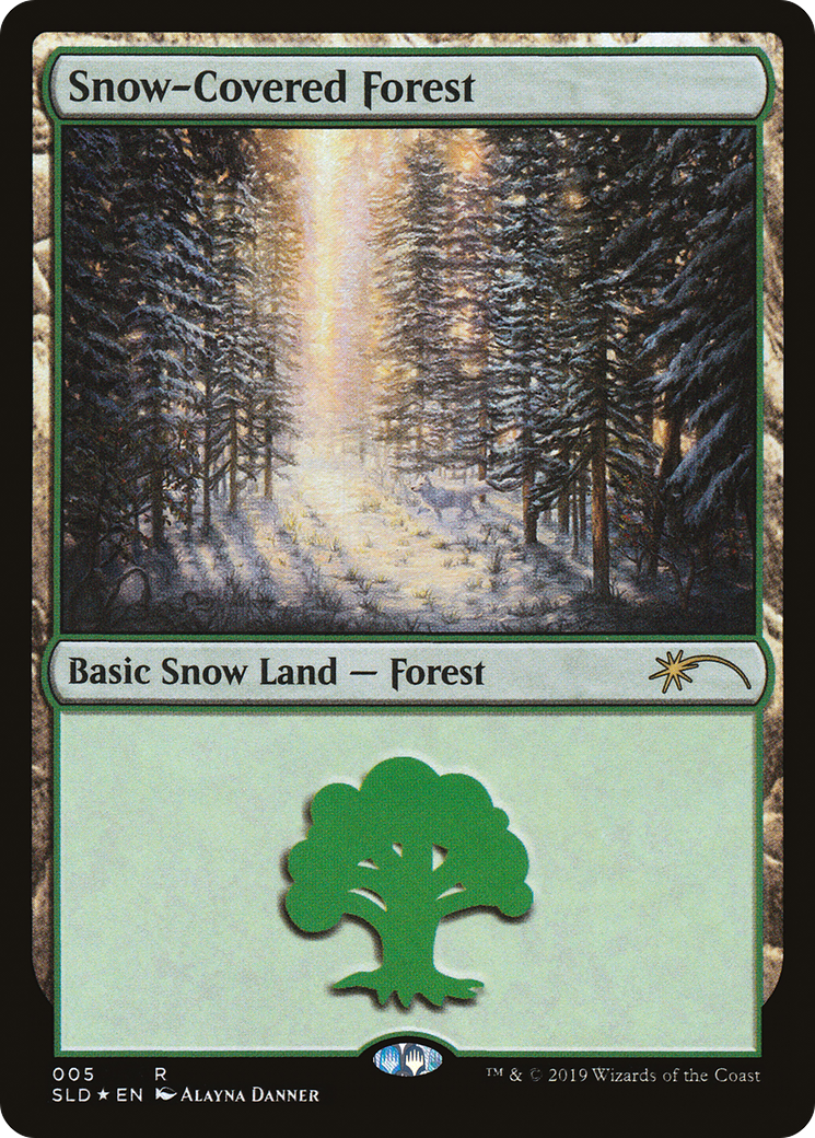 Snow-Covered Forest (005) Foil - Secret Lair Drop