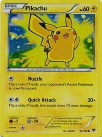 Pikachu - 42/146 (2014 Movie Promo) (42) Holofoil - Miscellaneous Cards & Products