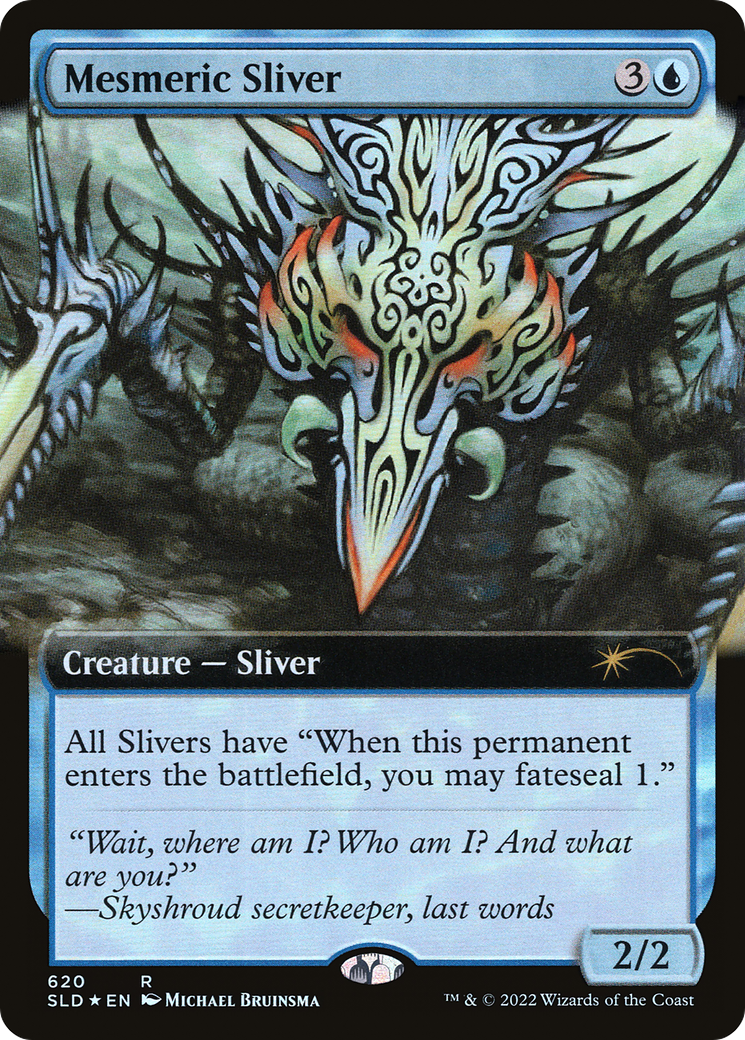 Mesmeric Sliver (Extended Art) (620) Foil - Secret Lair Drop