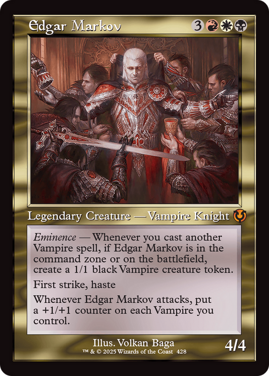 Edgar Markov (Retro Frame) Foil (428) - Innistrad Remastered