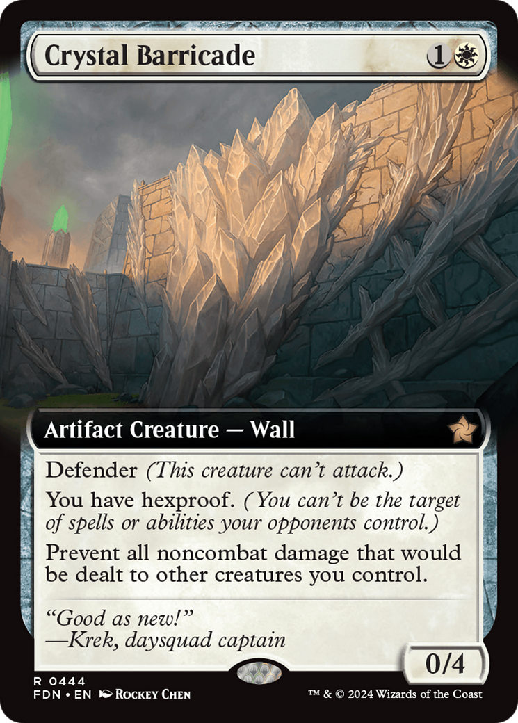 Crystal Barricade: (Extended Art) (444)