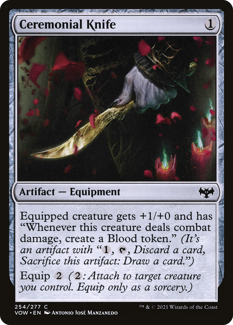 Ceremonial Knife (254) Foil - Innistrad: Crimson Vow