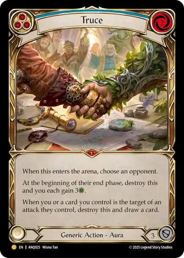 Truce (ANQ025) Cold Foil - Compendium of Rathe: Antiquity Pack