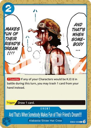 And That's When Somebody Makes Fun of Their Friend's Dream!!!! (EB02-030)