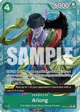 Arlong (Alternate Art) (OP06-023) Foil