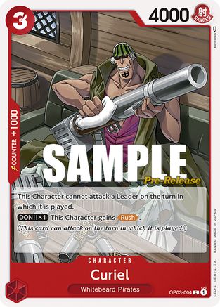 Curiel (OP03-004) Pre-Release Cards