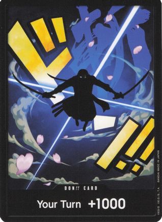DON!! Card (Zoro) Foil - PRB01