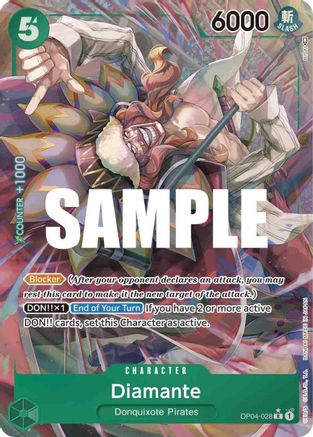 Diamante (Alternate Art) (OP04-028) Foil