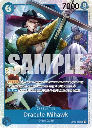 Dracule Mihawk (OP09-048) Foil
