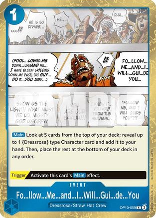 Fo...llow...Me...and...I...Will...Gui...de...You (OP10-059) Foil