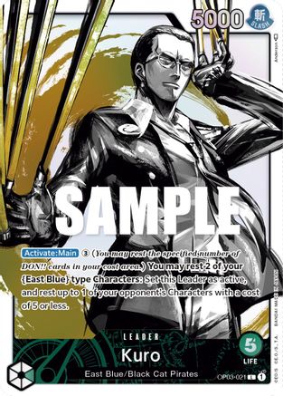 Kuro (Alternate Art) (OP03-021) Foil