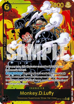 Monkey.D.Luffy (Parallel) (OP10-118) Foil
