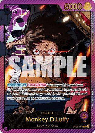 Monkey.D.Luffy (SPR) (OP05-060) Foil