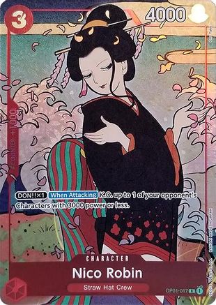 Nico Robin (English Version 1st Anniversary Set) (OP01-017) Foil