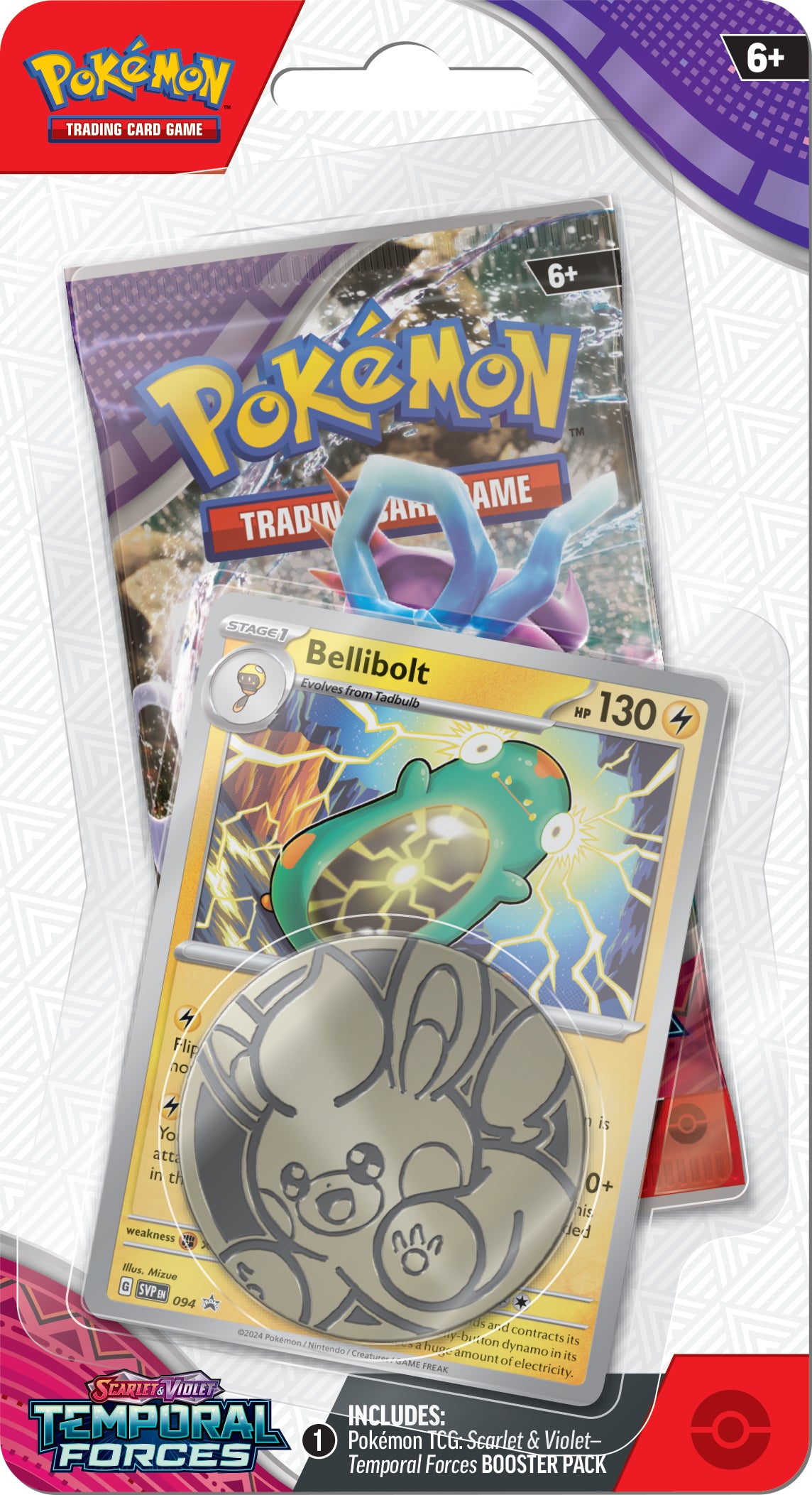 Pokemon TCG: Scarlet & Violet - Temporal Forces Checklane Blister