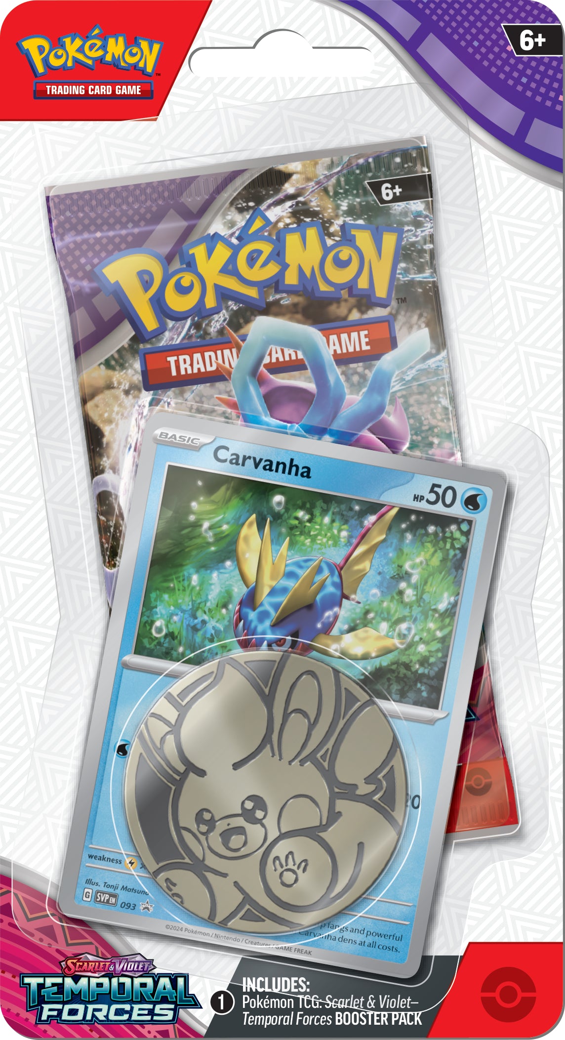 Pokemon TCG: Scarlet & Violet - Temporal Forces Checklane Blister