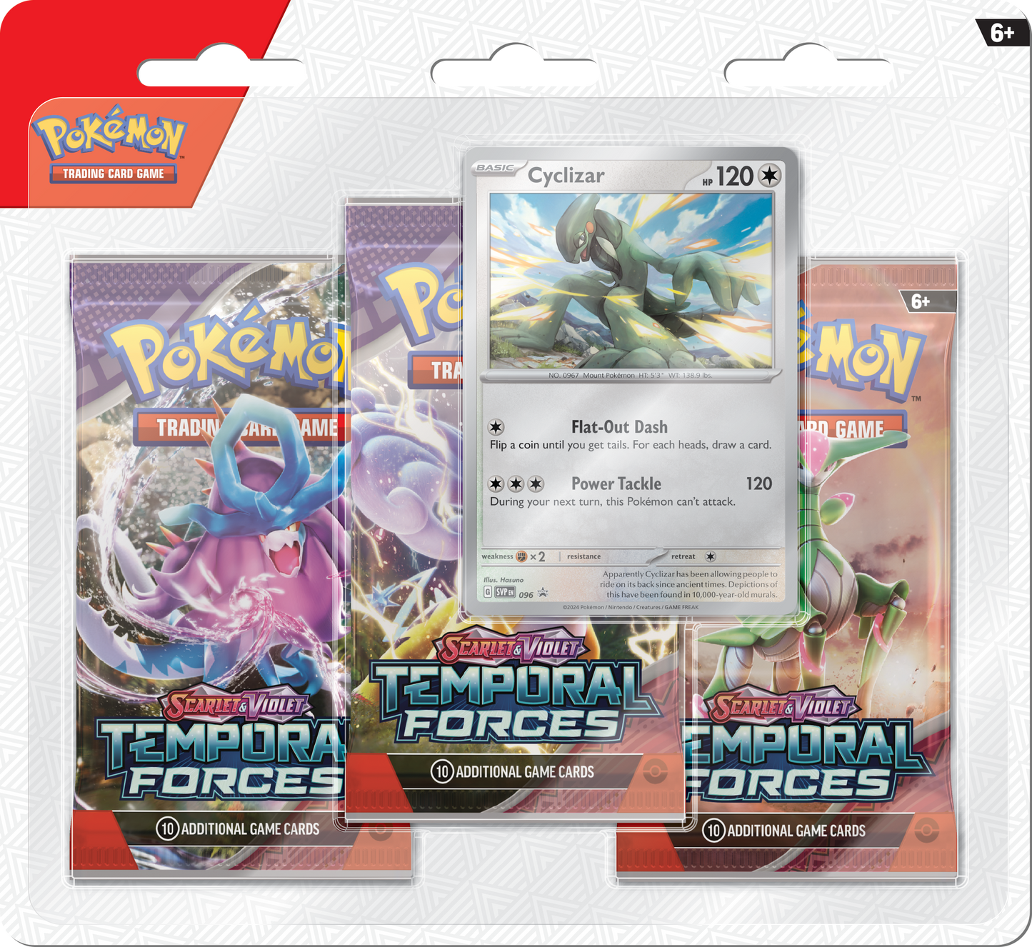 Pokémon TCG: Scarlet & Violet - Temporal Forces 3 Pack Blister