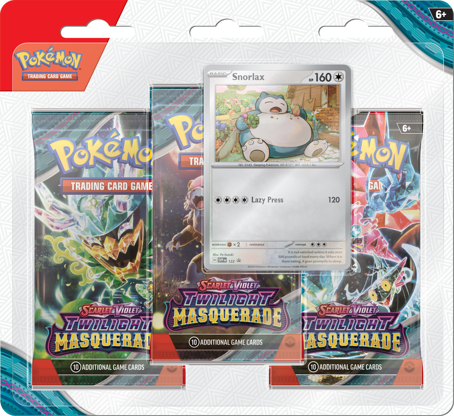 Pokémon TCG: Scarlet & Violet - Twilight Masquerade 3 Pack Blister